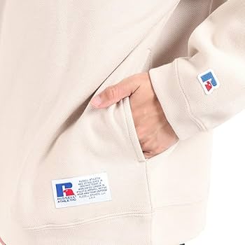 Amazon.co.jp: ラッセル（RUSSELL） 鹿の子裏毛 ハーフジップ